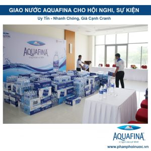 Giao nước Aquafina cho sự kiện tại Tiền Giang