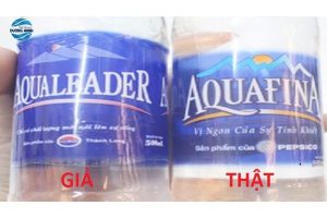 Phân Biệt Nước Aquafina Thật Giả Qua Nhãn Mác