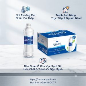 Cách bảo quản Aquafina đúng cách